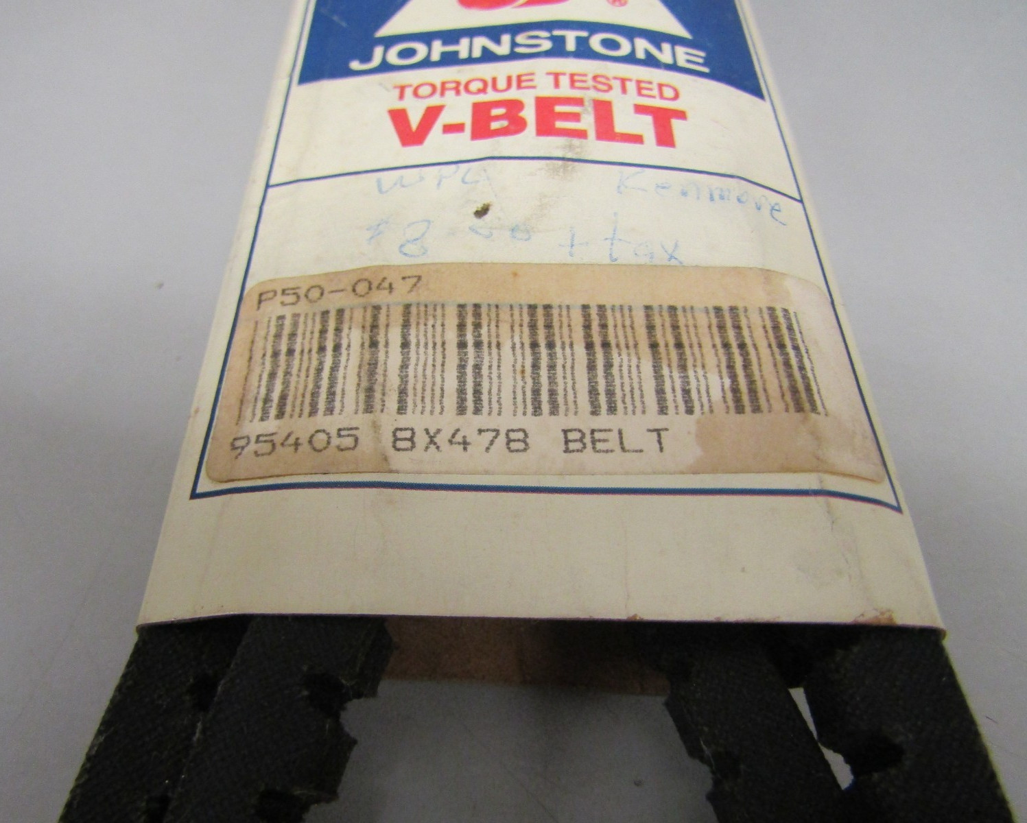 NEW Johnstone P50-047, 95405 V-Belt Kenmore, whirlpool Washing machine belt