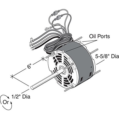 Fasco D783 5.6″ 1/4 Horse Power Condenser Fan Motor