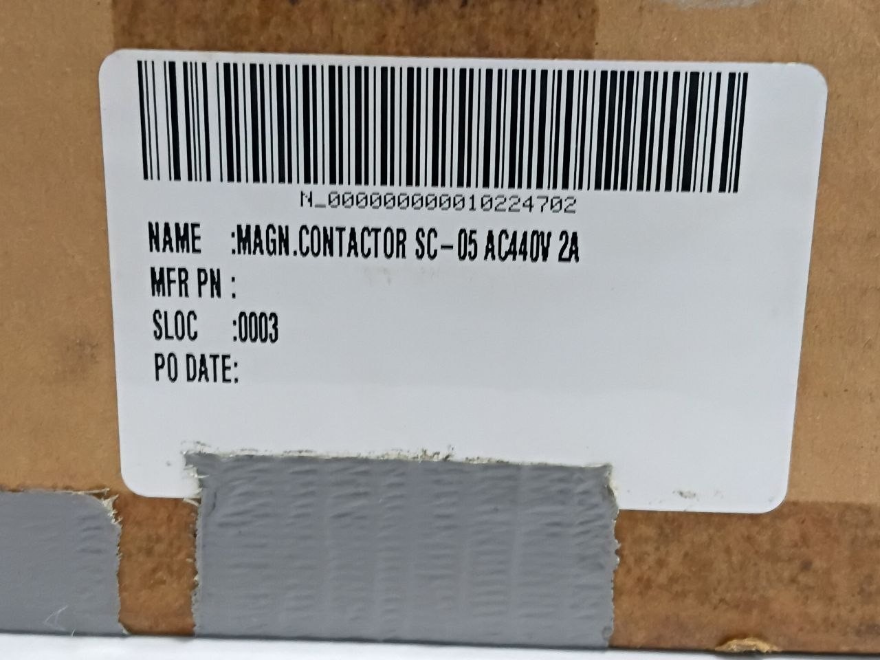 Fuji Electric SC-05 Contactor Coil Voltage 380-400V 50Hz 400-440V 60Hz, 13 Amp.