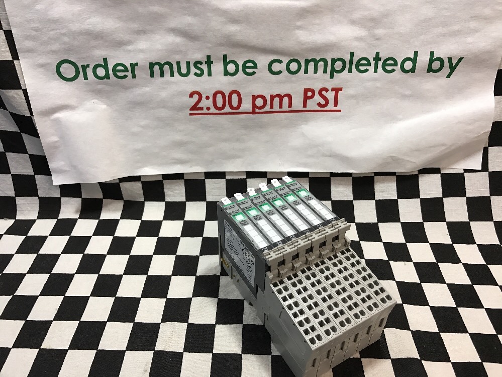 LOT OF 6 Allen Bradley Output Module, 1734-0B4, 1734-RTBS, 1734-MB, #1329B