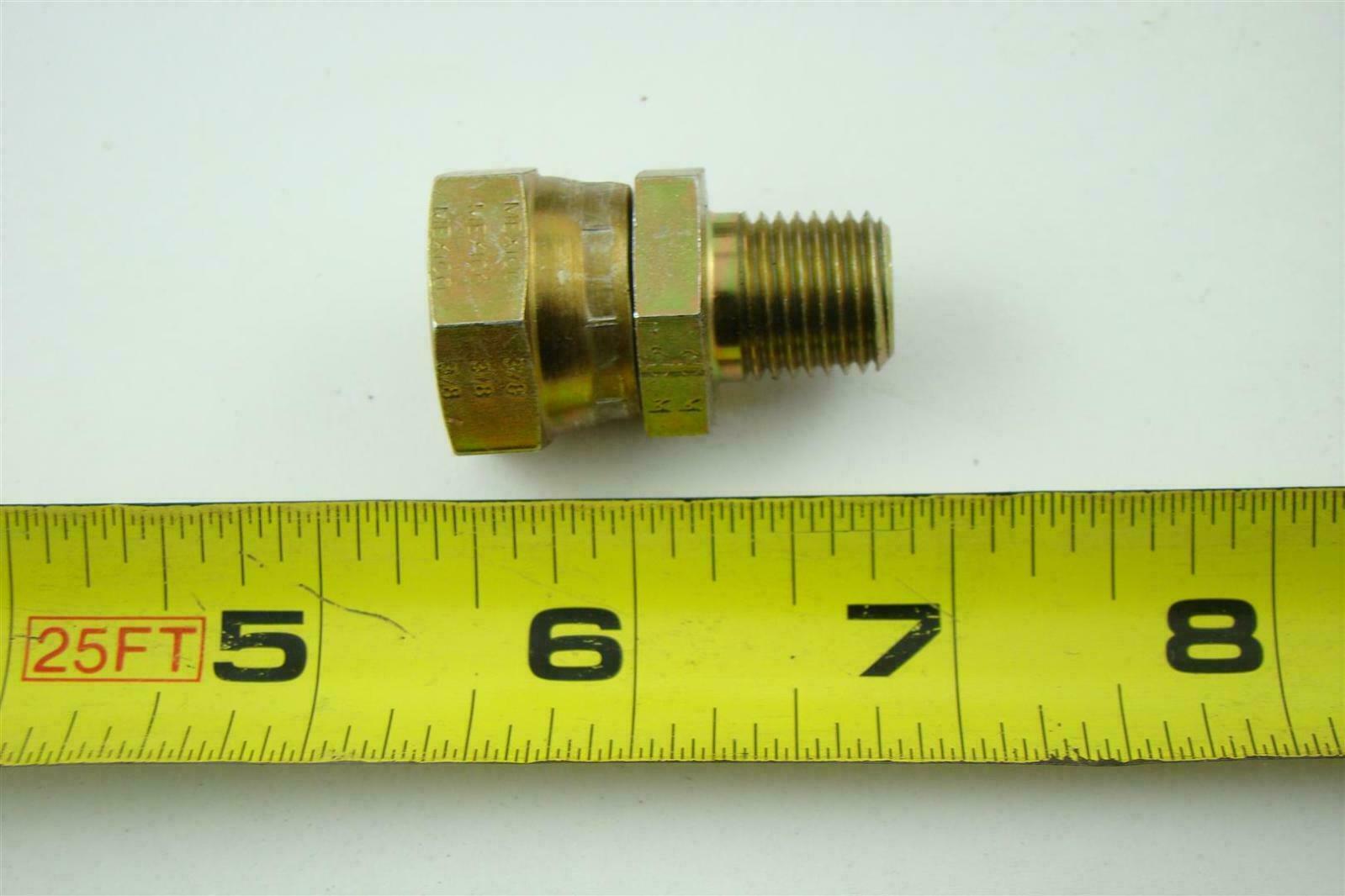 (17) Parker male pipe adapters Fluid Connectors 0107-4-6
