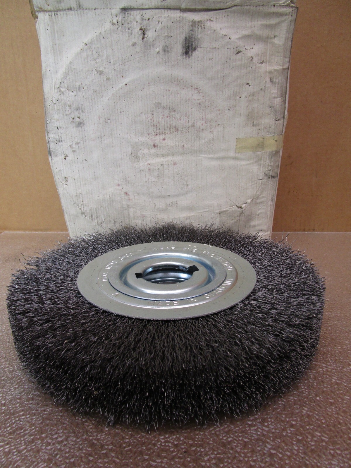 New Open Box Kent Corp. KT#0111-3550-L Wheel Brush 12″D 4″d 0.02″ Wire 51771HM