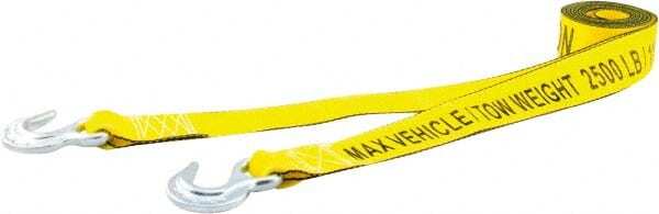 Erickson Manufacturing 51002 S-Hook Polyester Tow Strap, 15′ Long, 5,000 Lb Cap