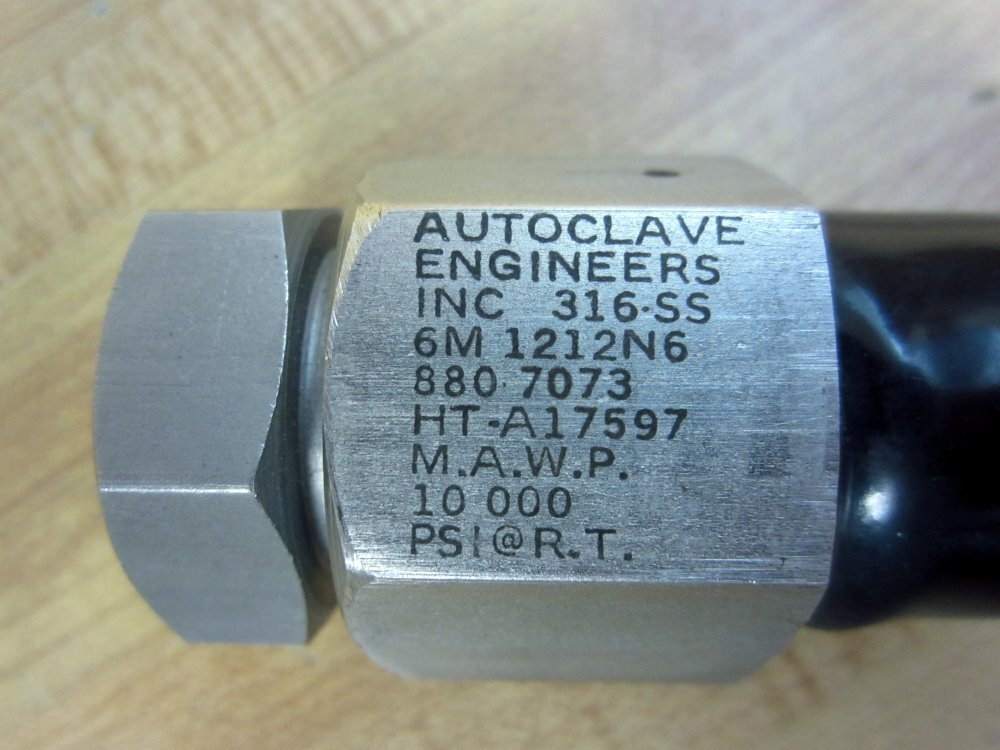 Autoclave 6M1212N6 316 S.S. Medium Pressure Adaptor 3/4″