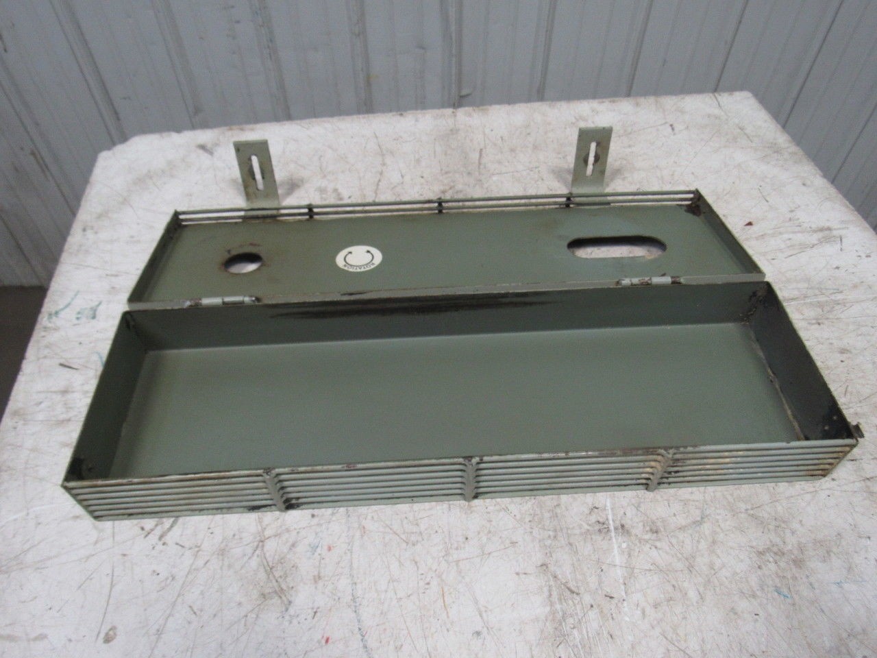 31″x 9″x 4″ V-Belt Drive And Idle Pulley Guard Hinged Door