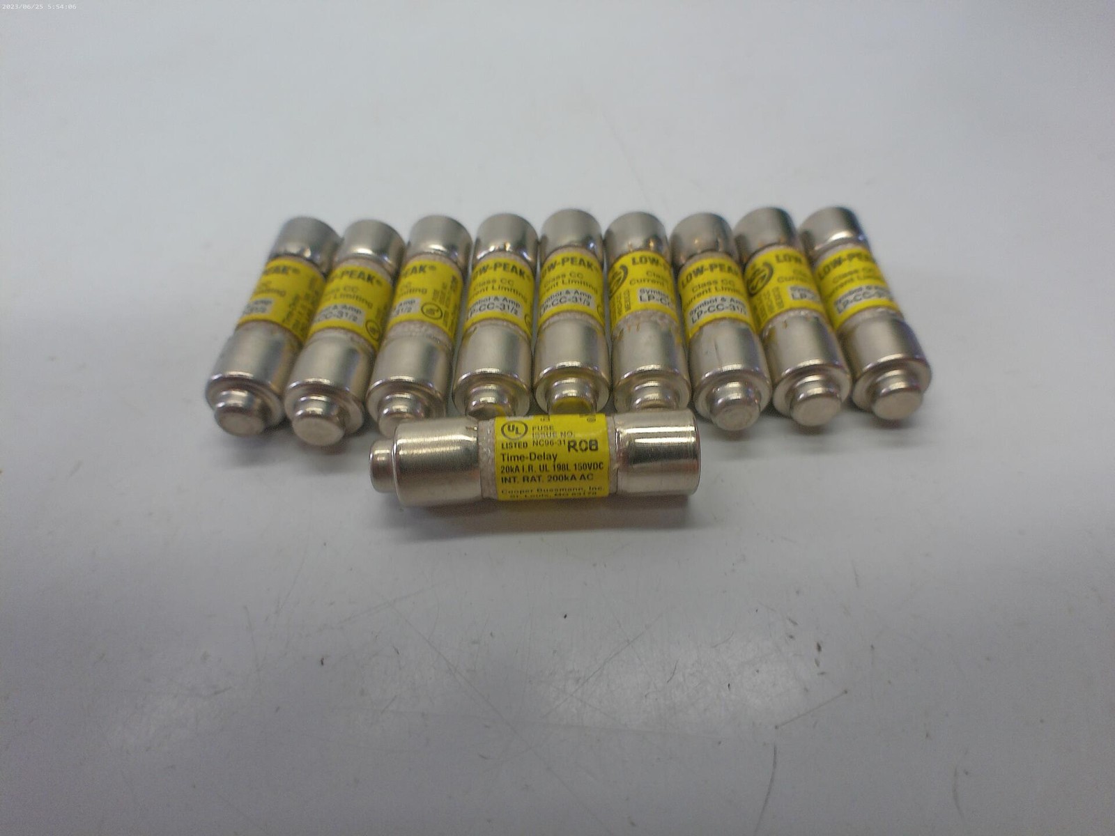BUSSMANN LP-CC-3-1/2 FUSE LOT OF 10 NSNP