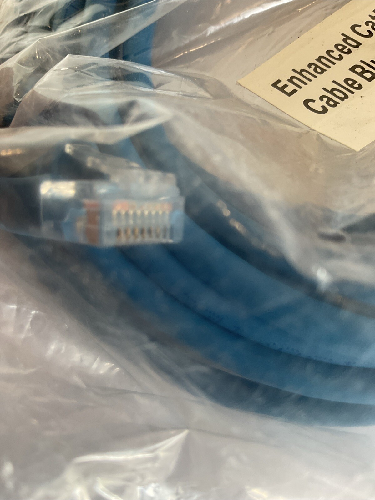 VIDEK 2965-5B Ethernet Cable Enhanced Cat5e UTP Patch Cable Blue