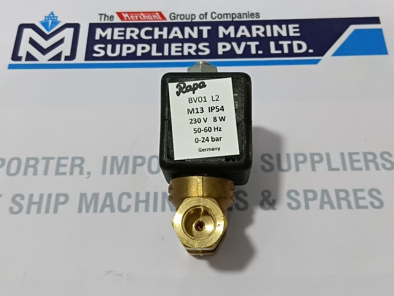 TeamTec 8454 Solenoid Valve 1/8″ 220V Rapa BV01 L2 M13 IP54