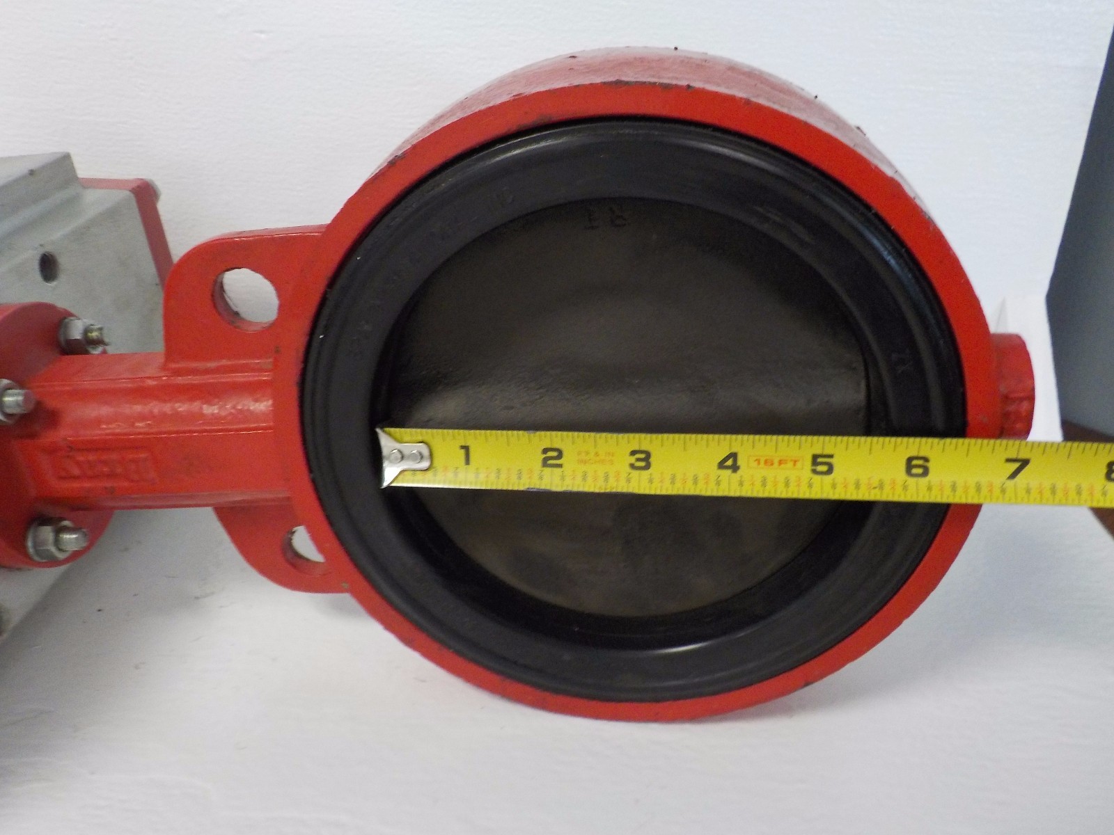 BRAY CONTROLS 92-1190-11300-532 USED ACTUATOR W/ BUTTERFLY VALVE 92119011300532