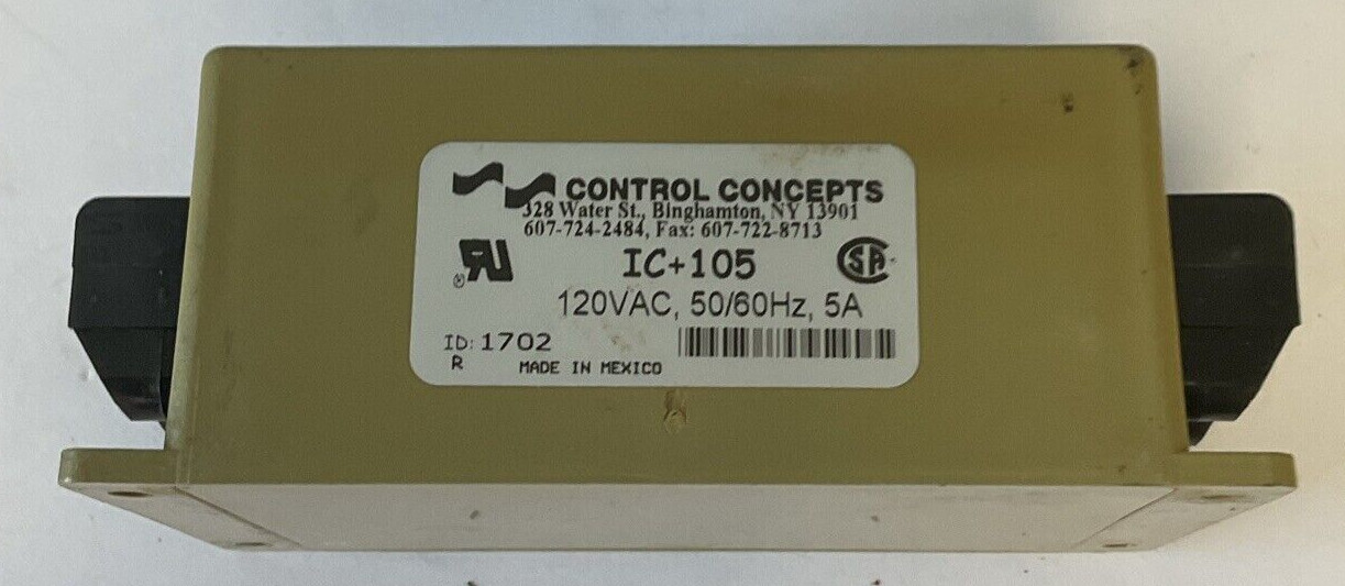 CONTROL CONCEPTS IC+105 ISLATROL PLUS ACTIVE TRACKING FILTER 120VAC 50/60HZ 5A