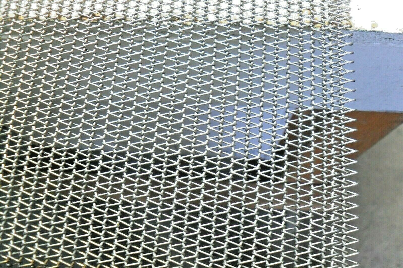 ASHWORTH Stainless Steel Cleatrac Wire Mesh Conveyor Belting 15ft x 3ft Wide New