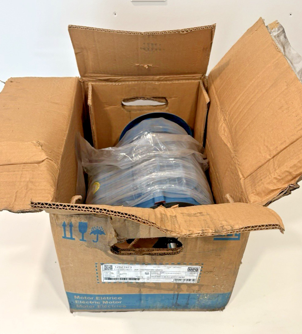 00236ET3ER145TC-W22 – WEG – Motor – 2HP2P145TC-208-230/460/380V 60Hz – V18
