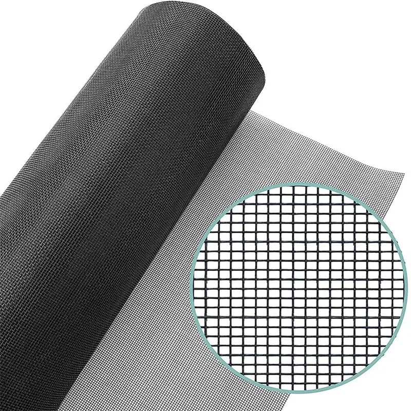 Window Screen Mesh,36 inch x 100 feet Fiberglass 36inch*100feet, Black