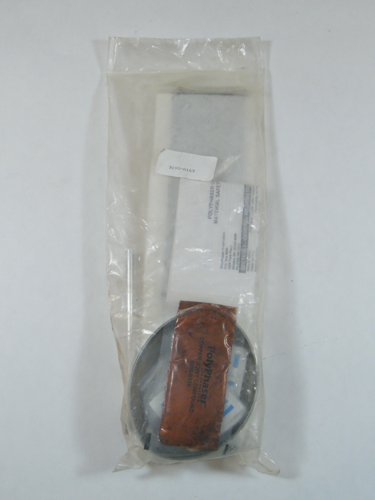 (2) POLYPHASER COPPER JOINT COMPOUND MIXER KIT & OTHER 9100-0127 & 9100-0169 NOS