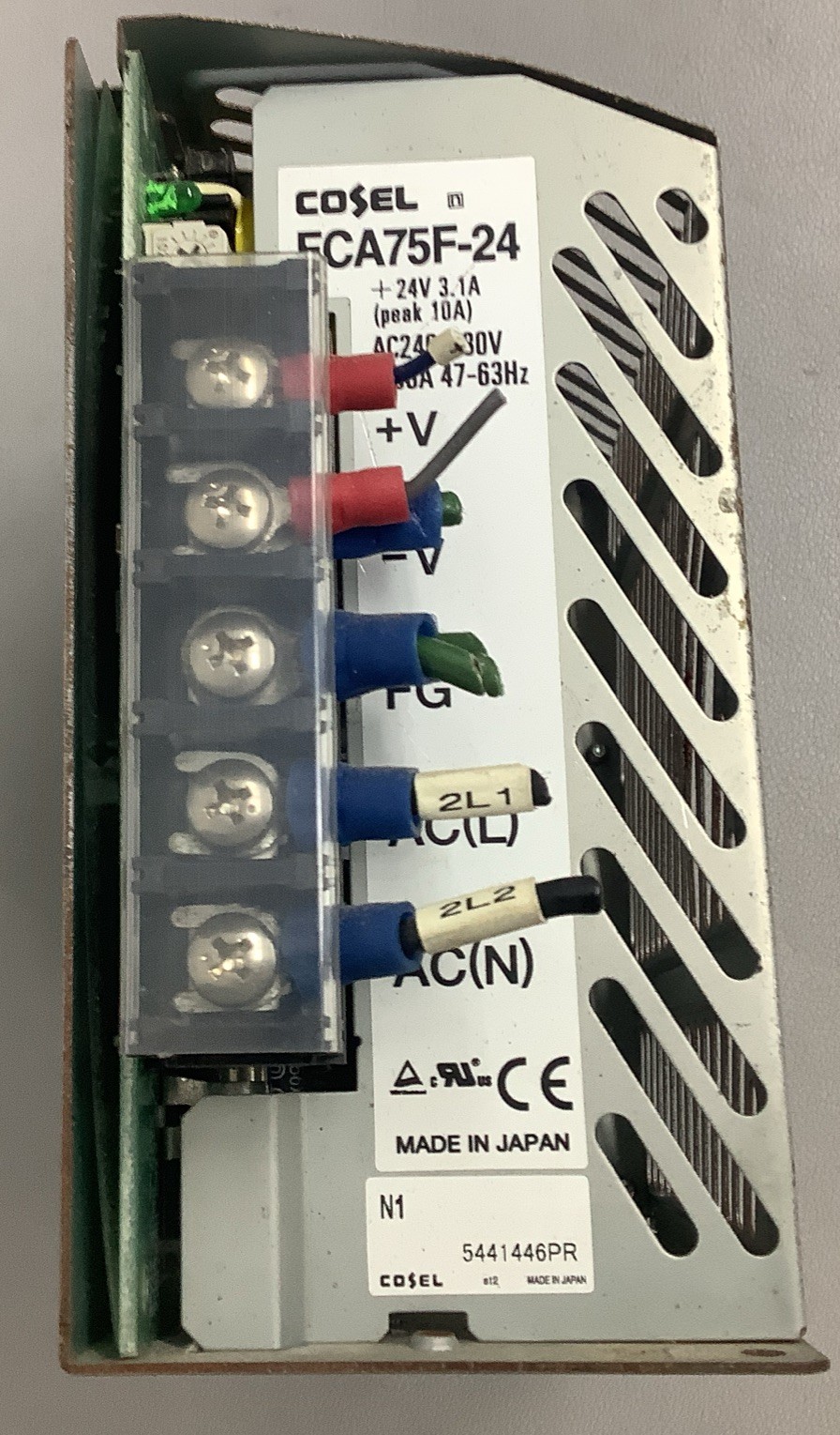 Cosel AC240-480V 0.80A 47-63Hz Power Supply FCA75F-24 (b142)