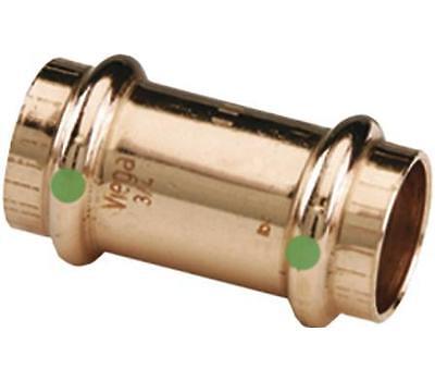 Viega 78062 ProPress Copper Coupling with Stop 1-1/4 Inch P x P