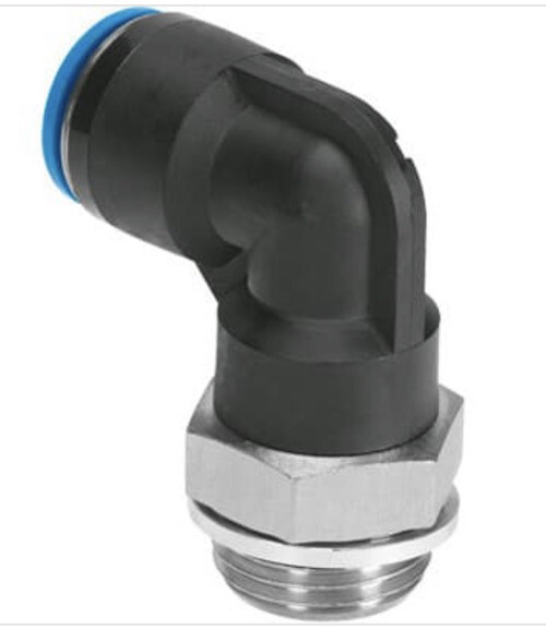 FESTO Fitting push-in ELBOW, QSLL-G1/2-12, 186136, LOT OF 35, SHIPSAMEDAY