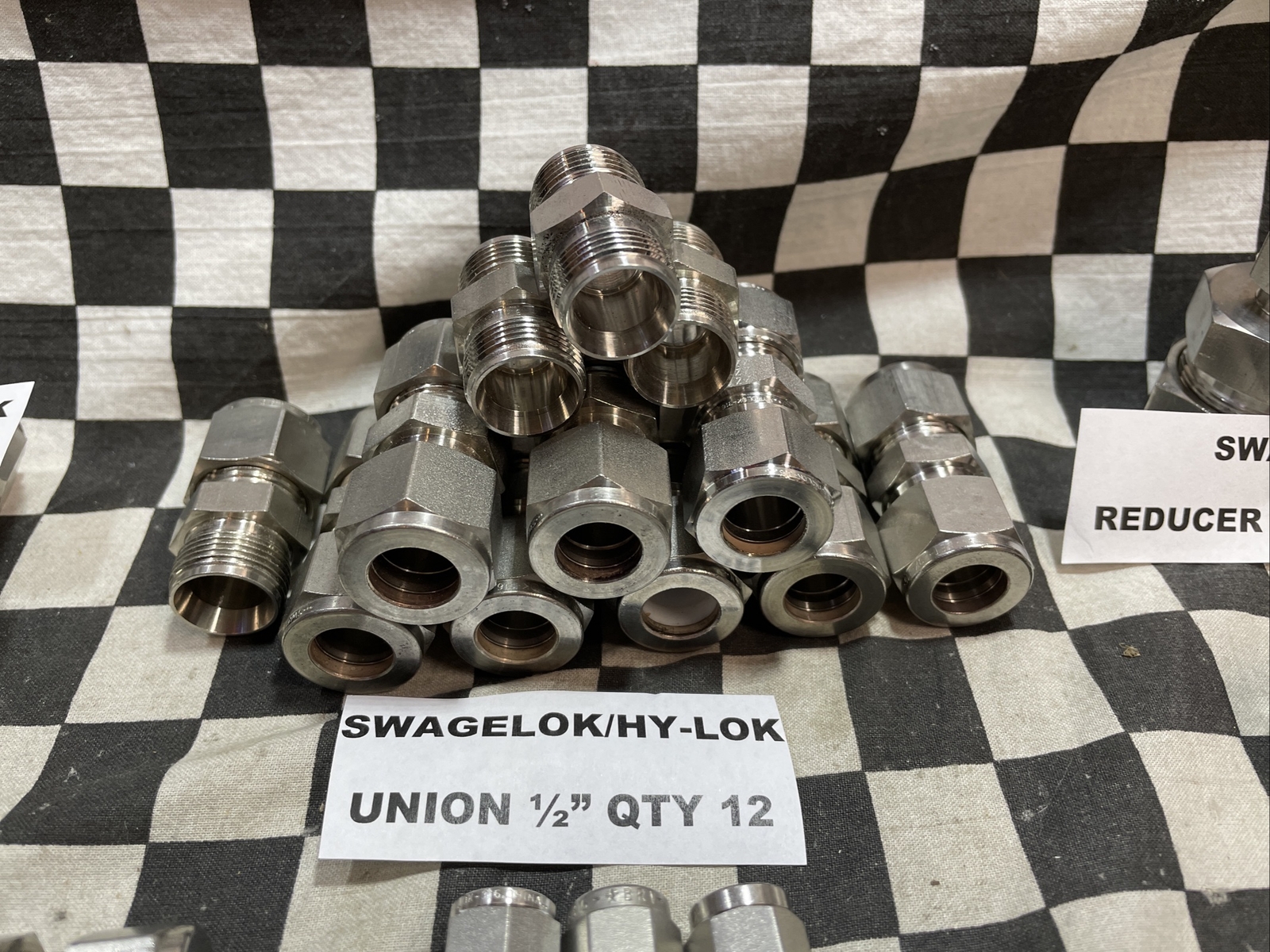SWAGELOK UNION SS-1210-6 SS-810-6 SS-400-6, SS-400-6-2, SS-1210-6-4, SS-1610-6-8