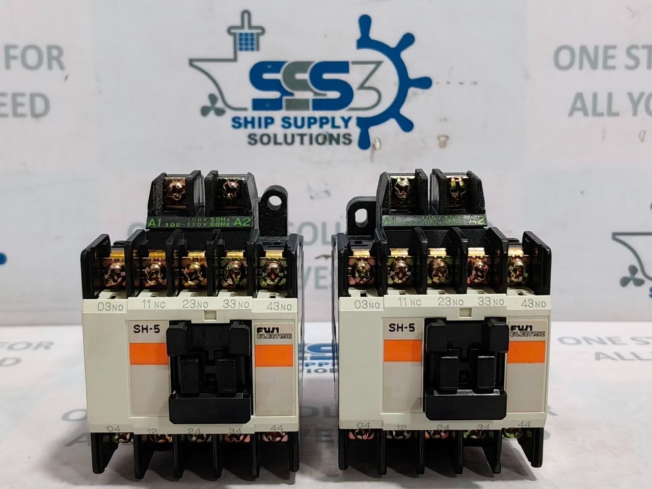 Fuji Electric SH-5 Contactor 100V 50Hz 100-110V 60Hz 10A (Unused New)