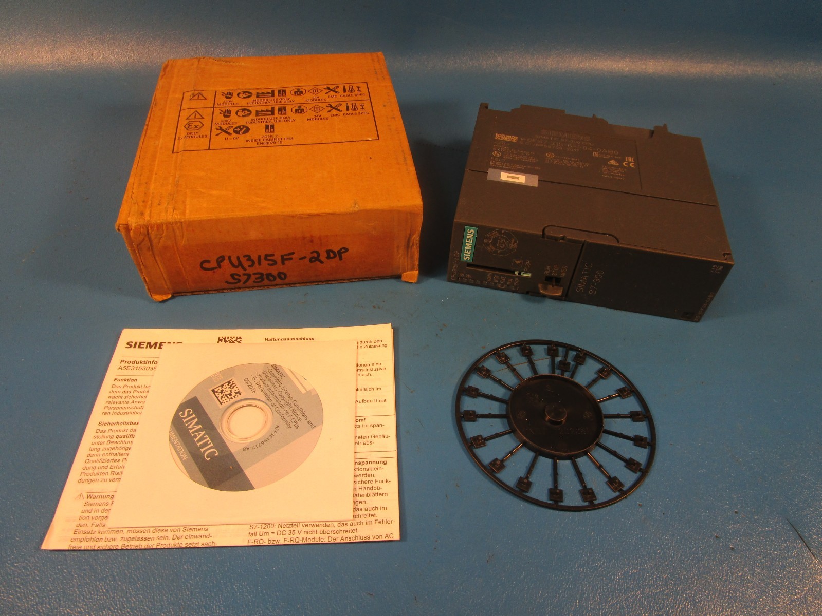 Siemens CPU315F-2 DP, SIMATIC S7-300 Module, 6ES7315-6FF01-0AB0 6ES7 315-6FF01-0