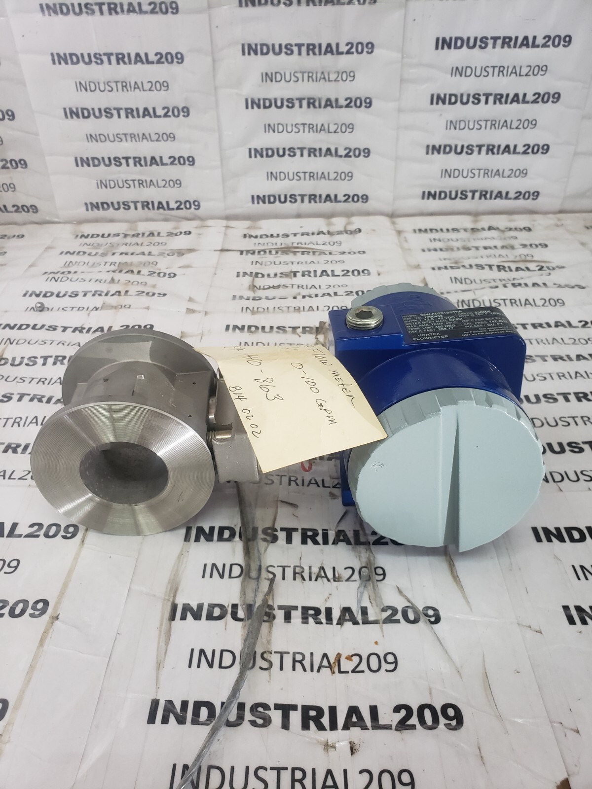 FOXBORO 83W-A02S1SSTNA VORTEX FLOWMETER 2”