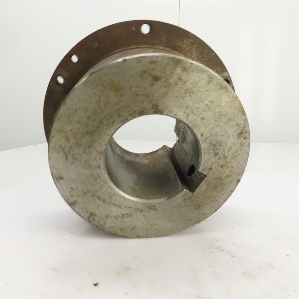 Flanged Coupling Hub Sleeve 2.875″ Shaft 7-7/8″ Flange OD 3/4″ Key