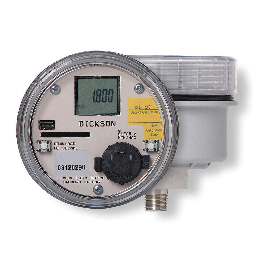 DICKSON PR125 Data Logger,Pressure Range 0 to 100 PSI 2TLA3
