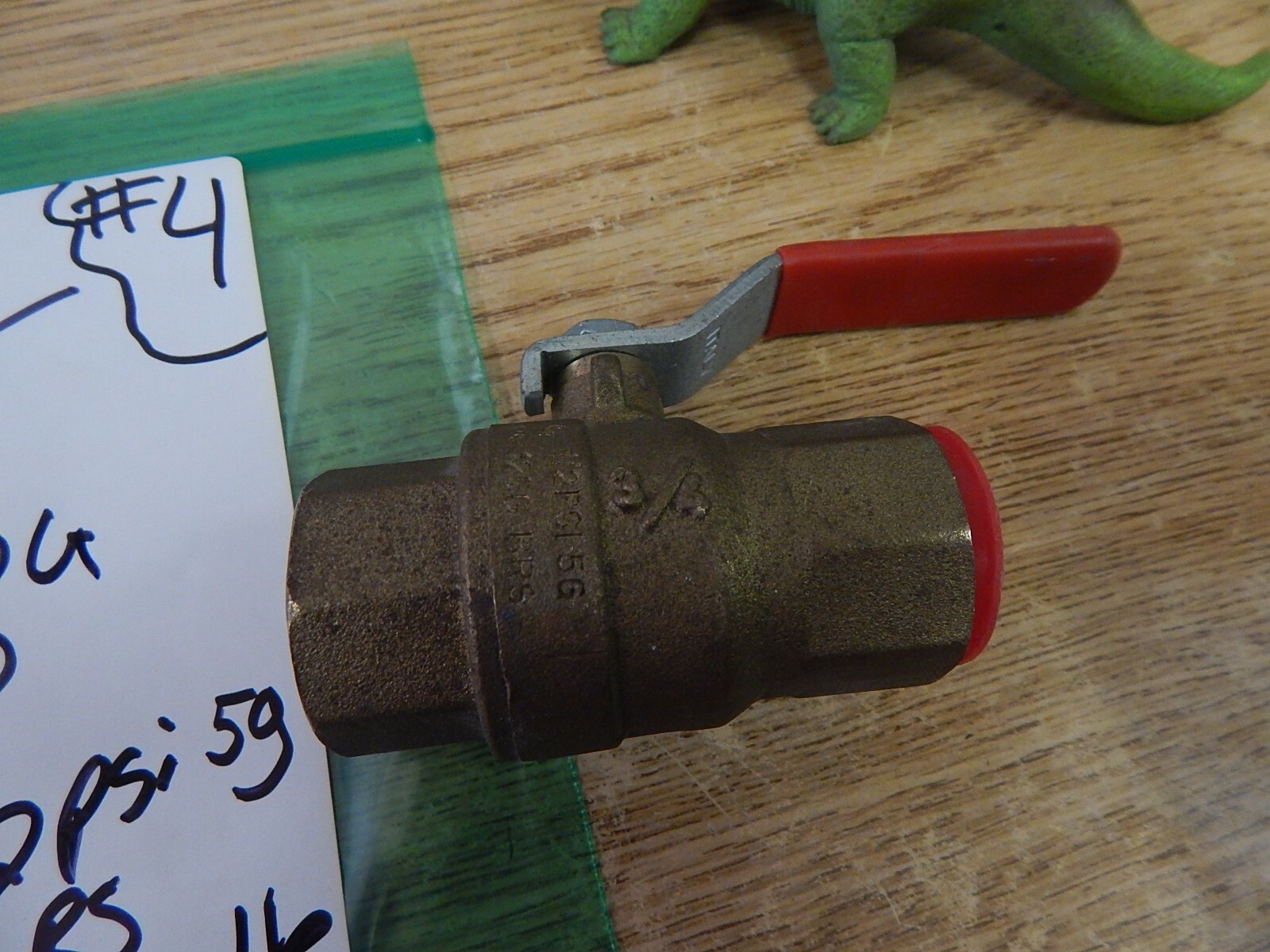 DMIC 0242 600 WOG ON2D 3/4″ 125G BRS Valve with Handle *FREE SHIPPING*