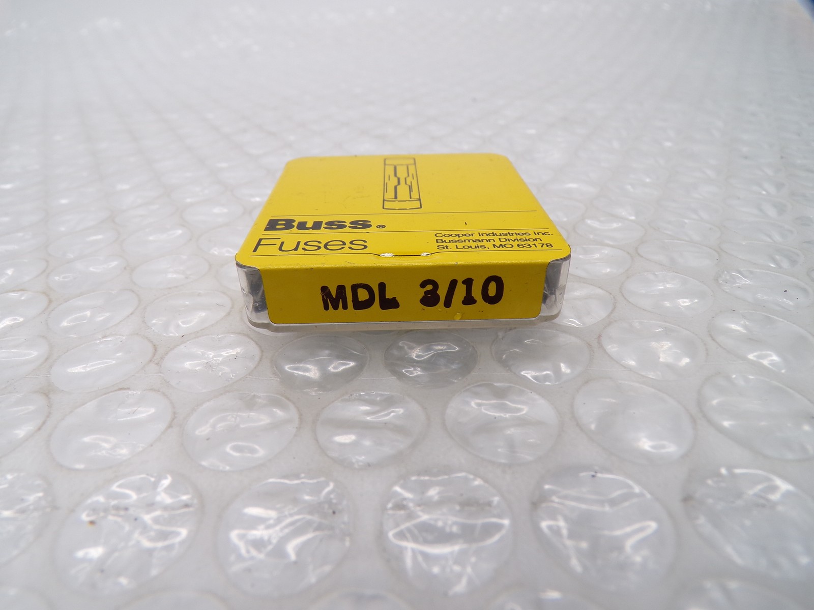 BUSSMANN MDL-3/10 FUSE PKG OF 3 NSMP