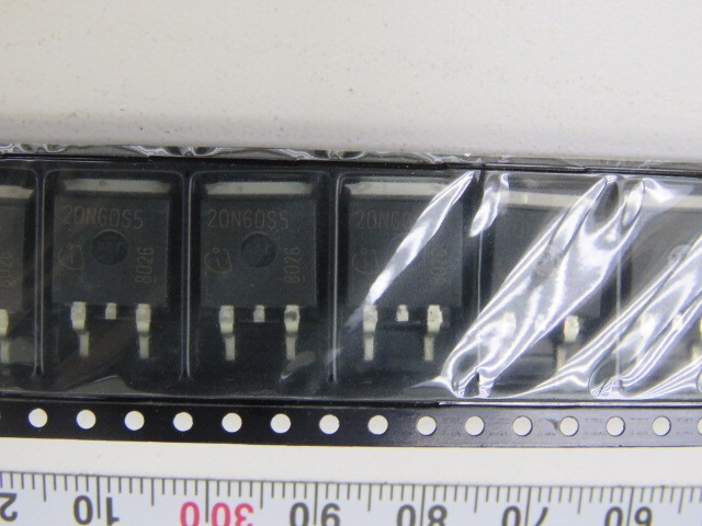 INFINEON SPB20N60S5 Qty of 17 per Lot 600V 20A NCH MOSFET SPB20N60S