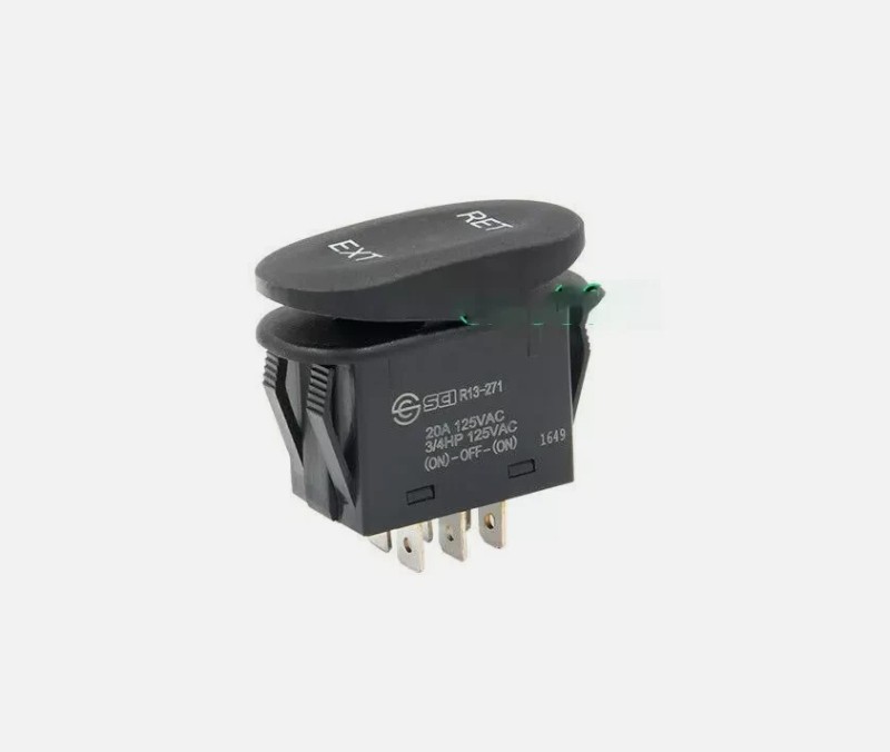 1PC SCI R13-271 6Pins 3 positions 20A/125VAC Rocker Switch