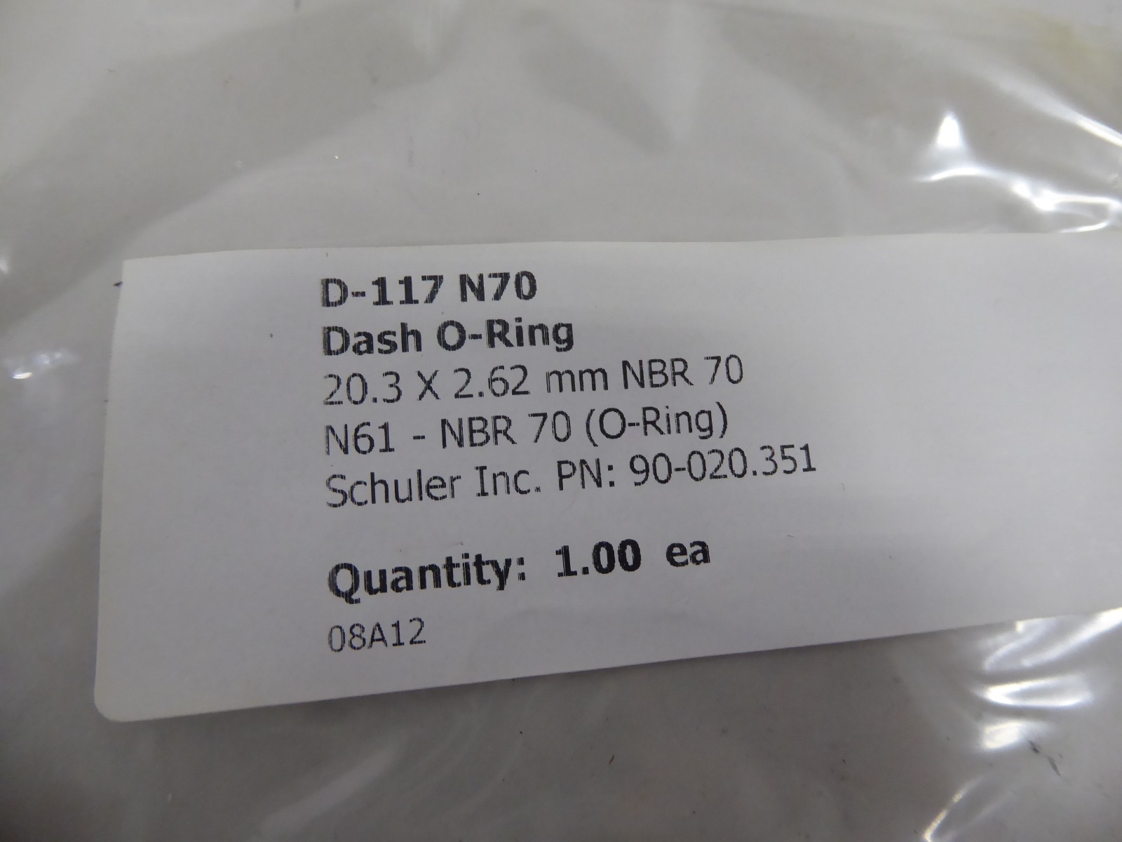 Schuler 90-020.351 O-Ring D-117N70 20.3 X 2.62 mm