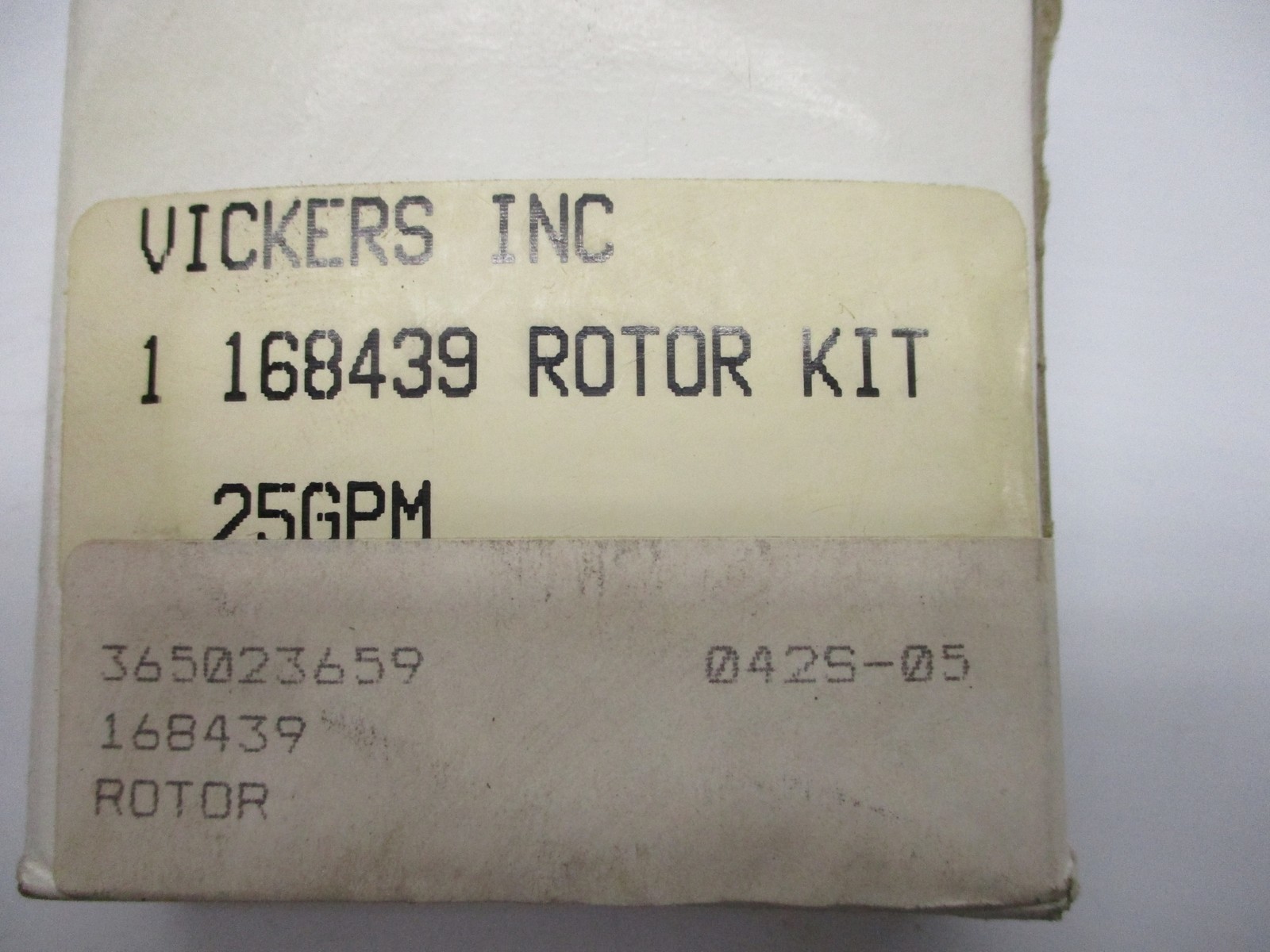 VICKERS INC 25GPM 168439 ROTOR KIT NSMP