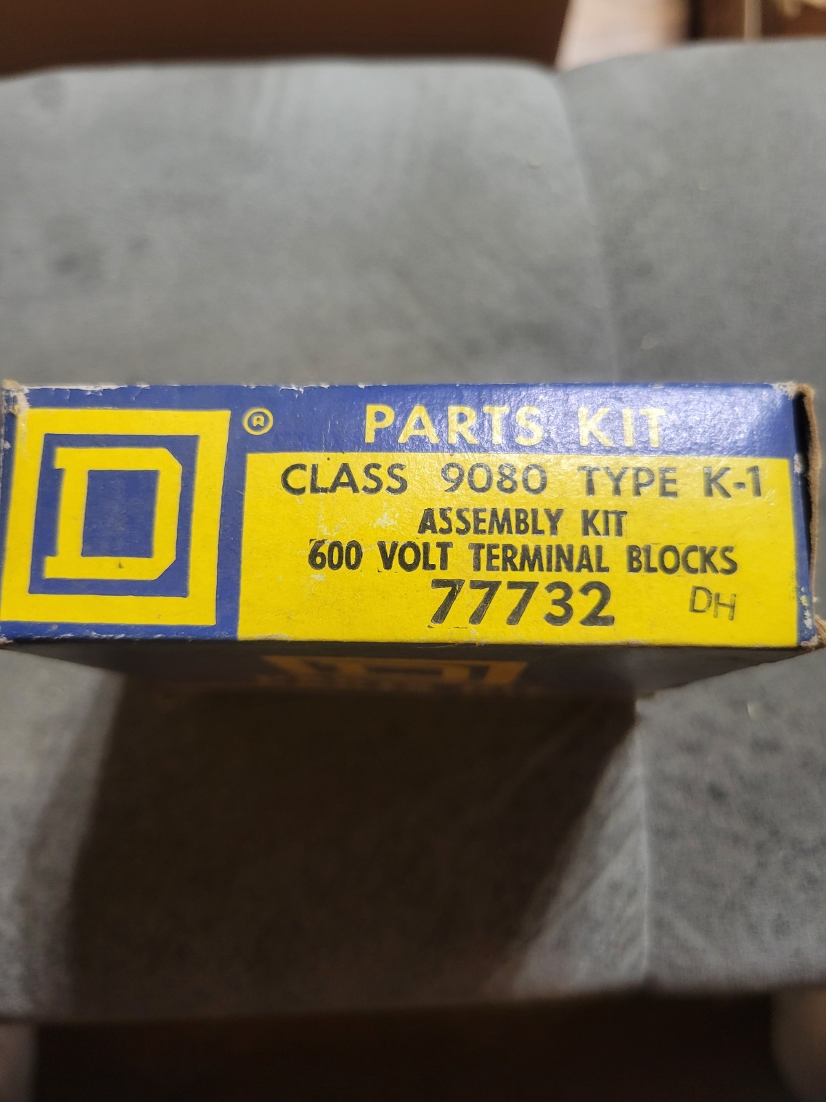 Square D Class 9080 Type K1 Assembly Parts Kit 600V Terminal Blocks