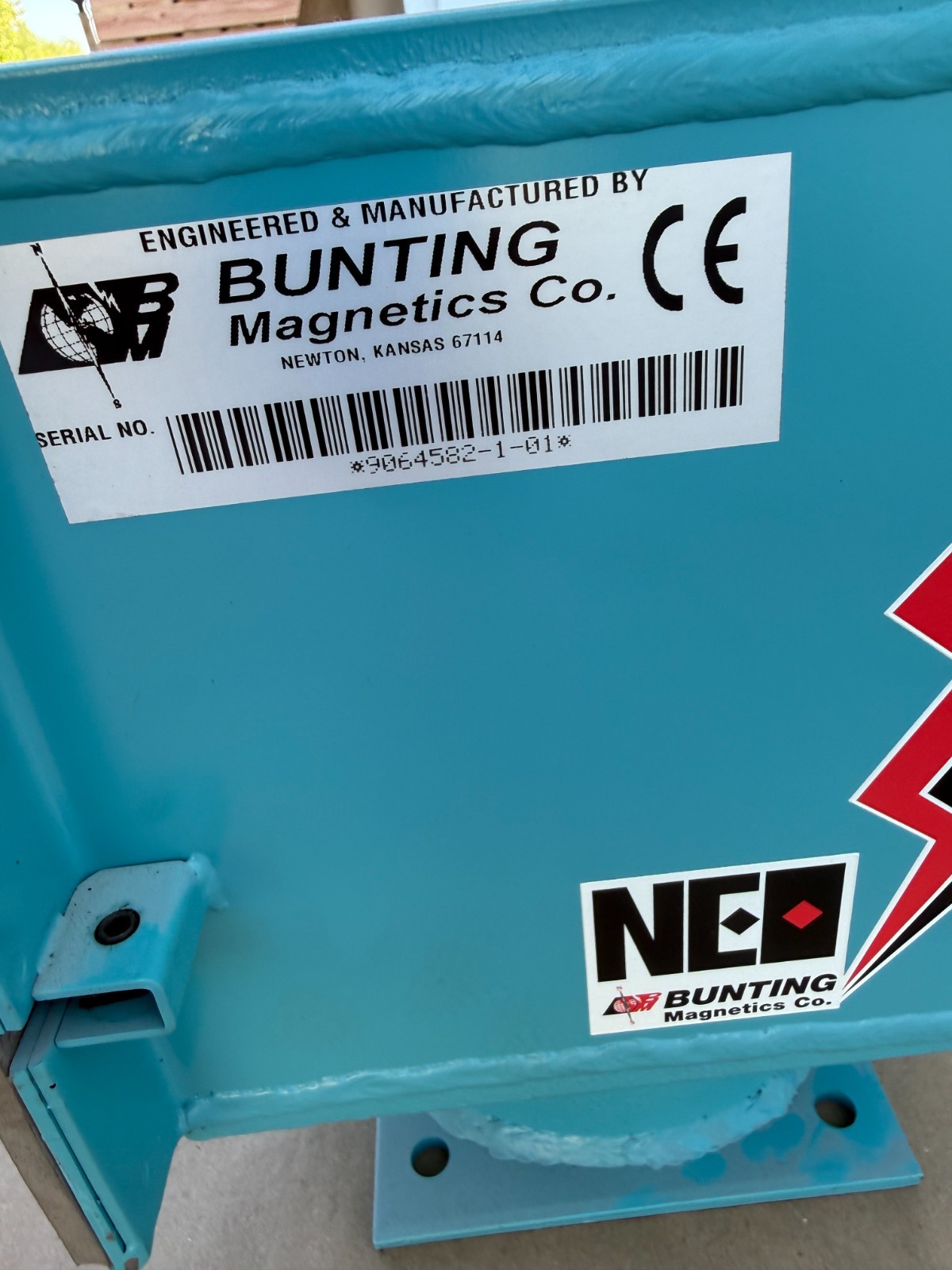 BUNTING Magnetics Drawer Magnet 9064582-1-01 DESC