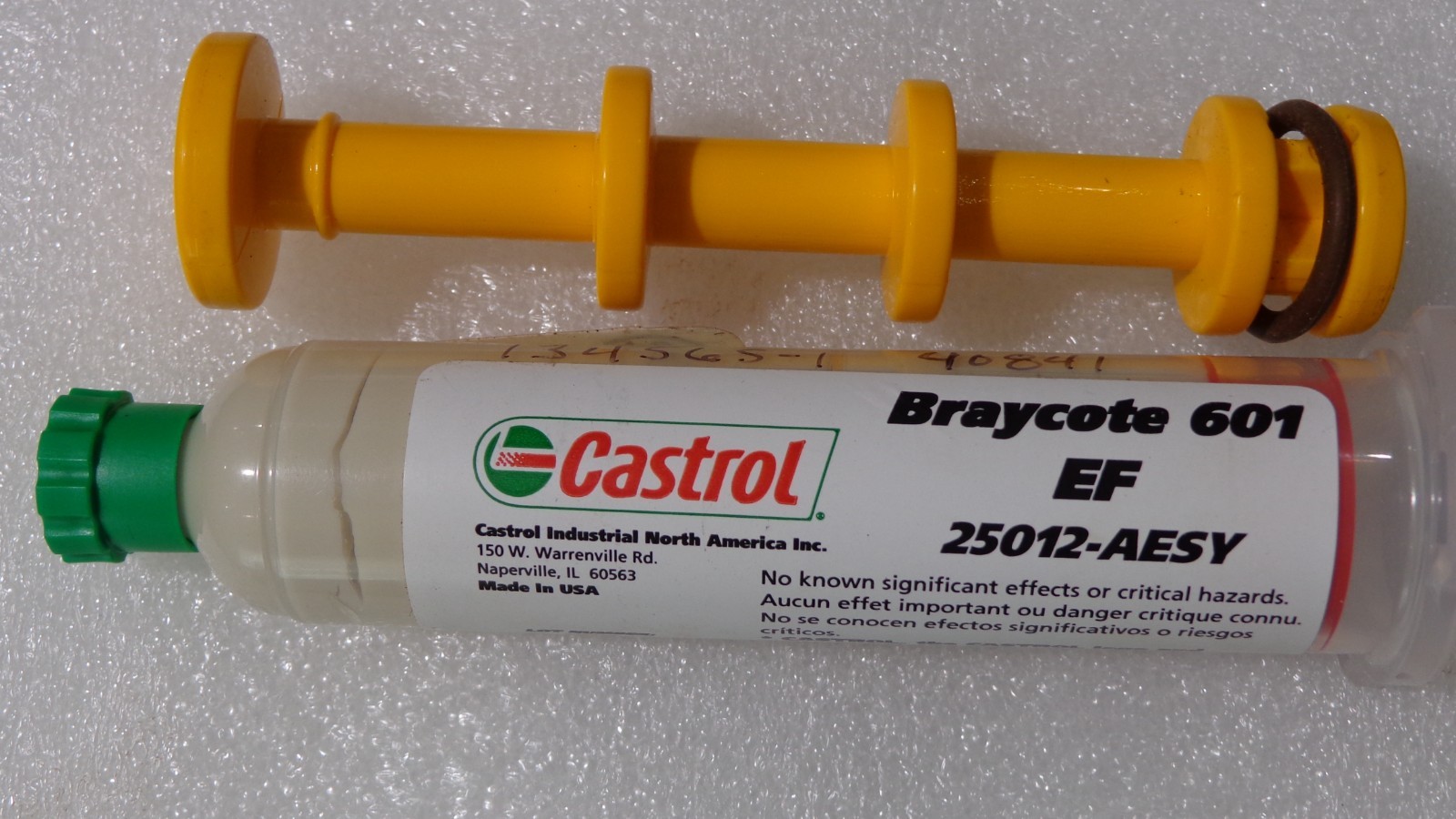 Castrol Braycote 601 EF 2oz High Vacuum Grease, Expiration 12/31/26
