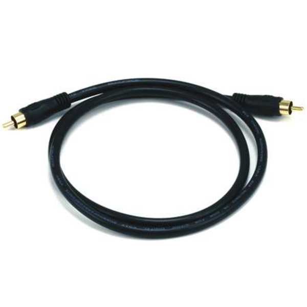 Monoprice A/V Cable, RCA Coaxial M/M, 3f