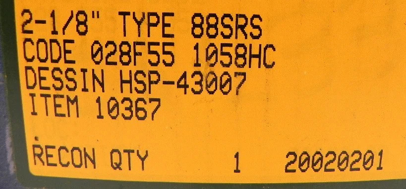 John Crane Mechanical Seal Type 88SRS 2-1/8″