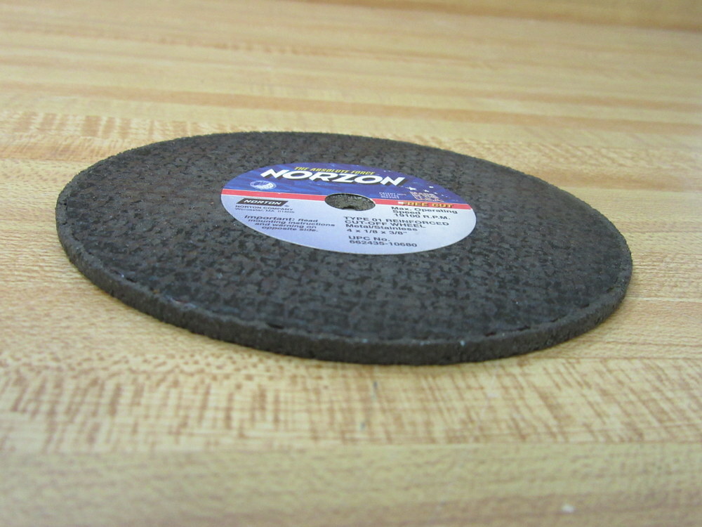 Norton 66243510680 Cut-Off Wheel 4″ x 1/8″ x 3/8″ (Pack of 15)