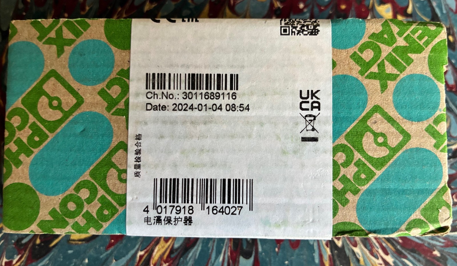 New in Box~Phoenix Contact CN-UB-280DC-BB~Ord.No 2818850~Surge Protection Device
