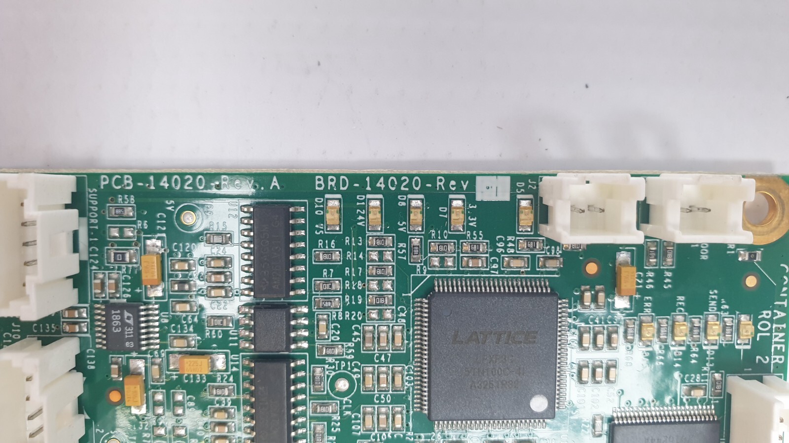 Stratasys Container Control Board 2 Assembly – P/N: BRD-14020-S, Rev: A