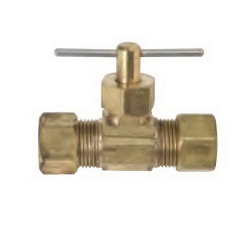 BrassCraft 1/4″ Brass Straight Needle Valve For Industrial Use