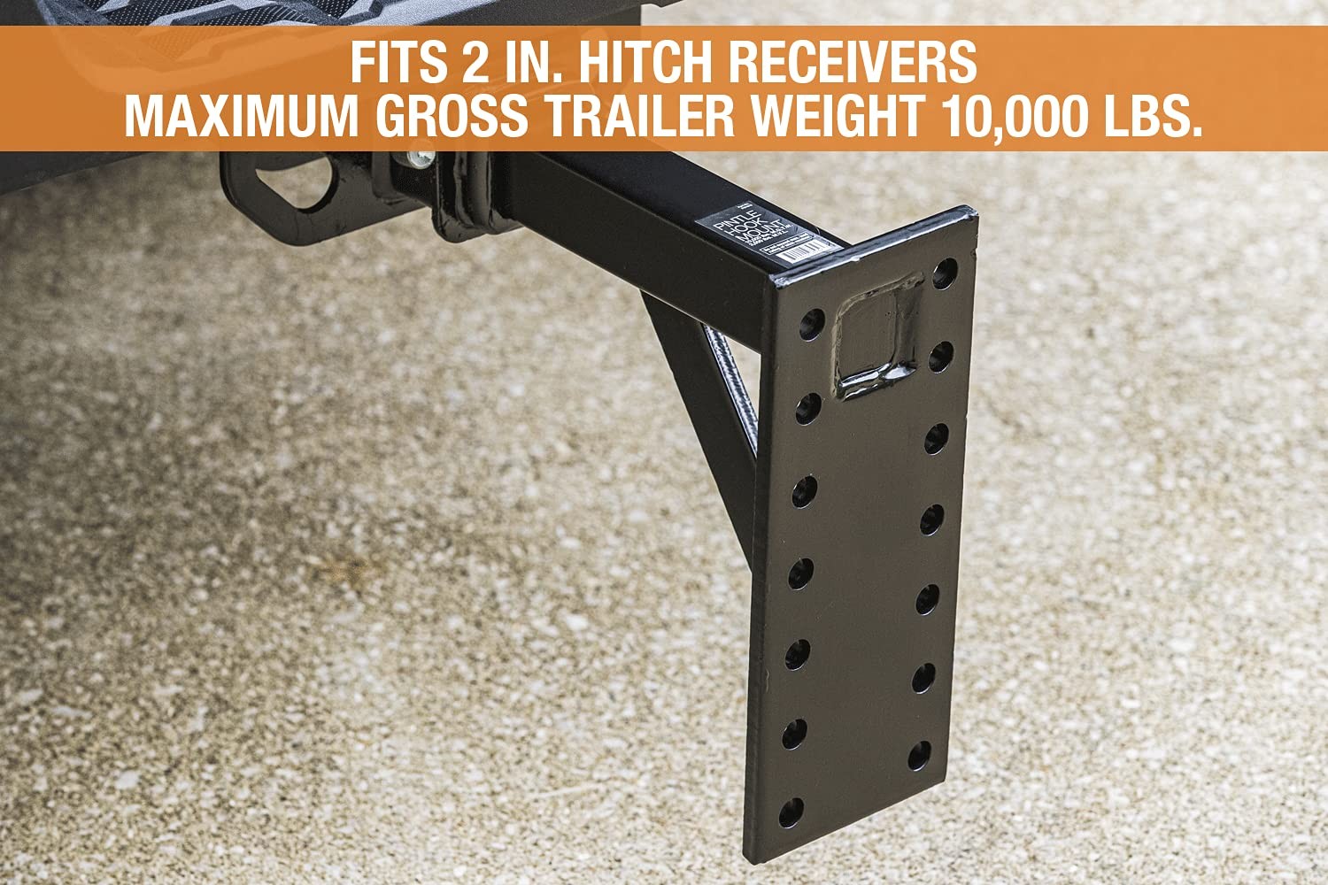 Buyers Products 2 Inch Pintle Hook Mount for 6 Position Towing Heavy Duty Design