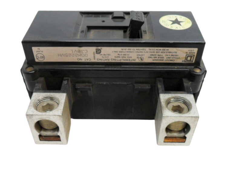 SQUARE D QOM2225VH CIRCUIT BREAKER 2 POLE 120-240VAC 225A QQM2