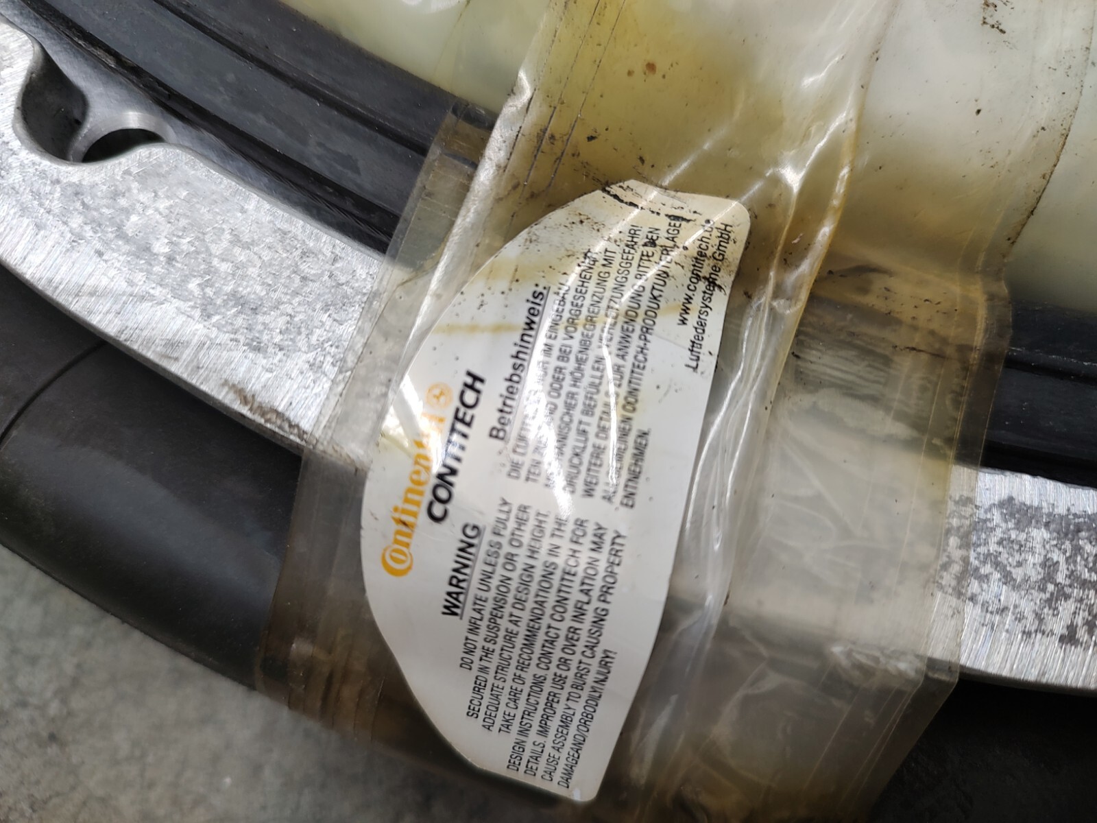 ContiTech FS-1710-12 RS 3/8UNF Convoluted Air Actuator Firestone W013587727