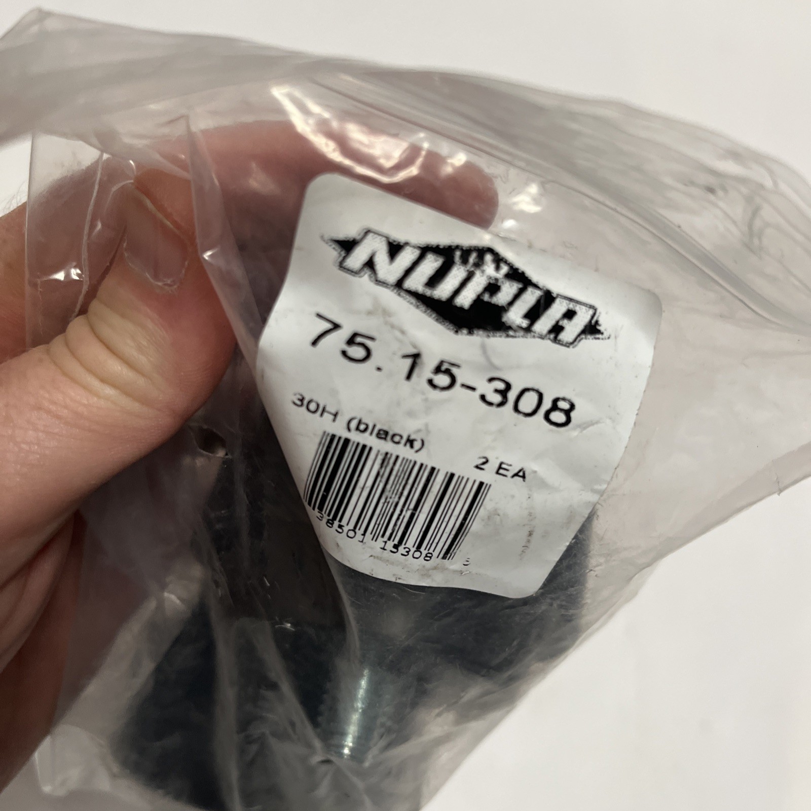 Nupla 75.15-308 Hard Nylon Black 30H (2 Pack)