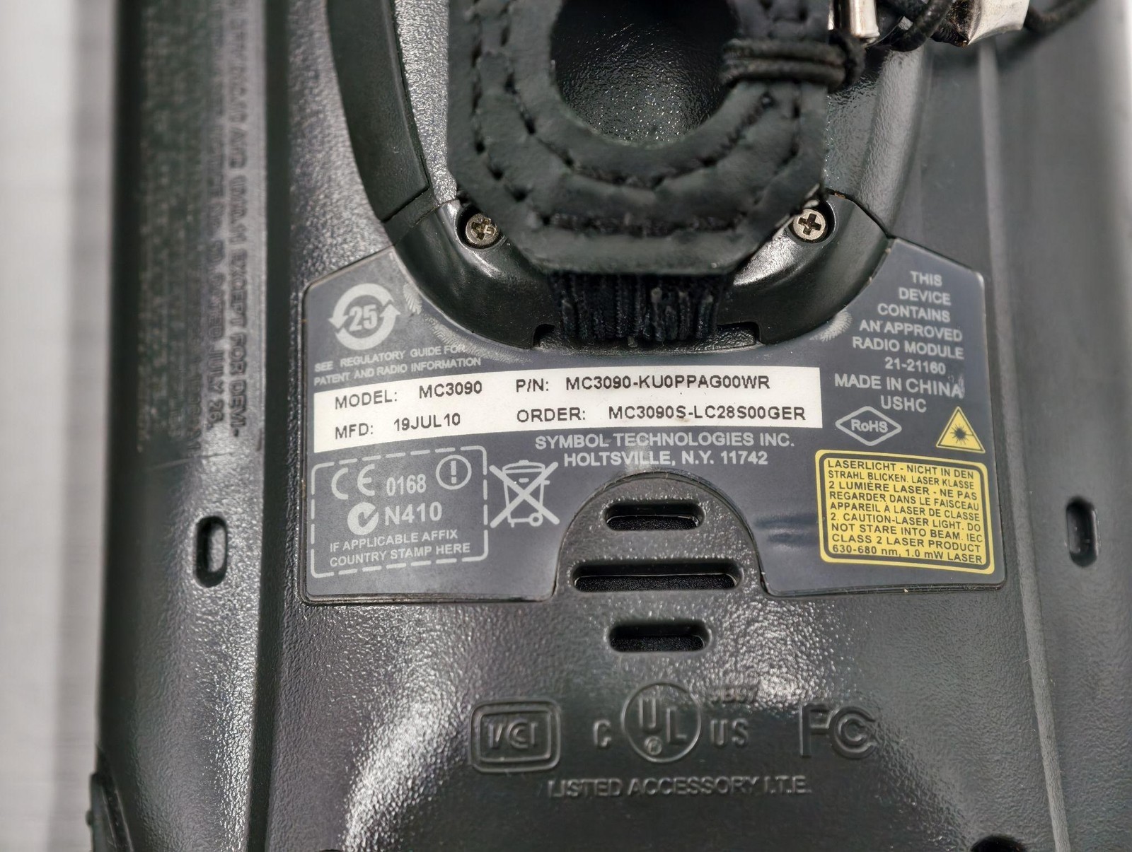 Lot Of 4 Motorola MC3090 Handheld Barcode Scanners W/ Cradles PSU Symbol