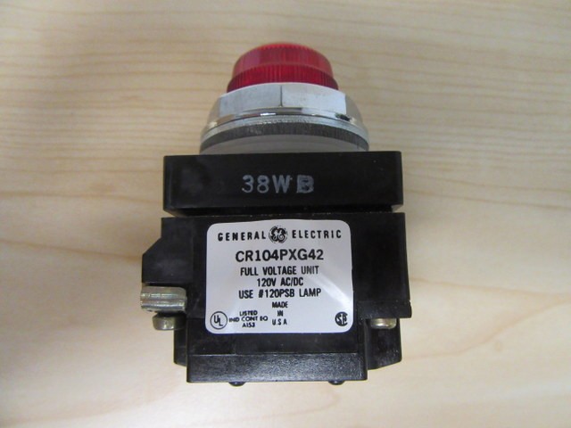 General Electric CR104PLG22R Pilot Light CR104PXG42
