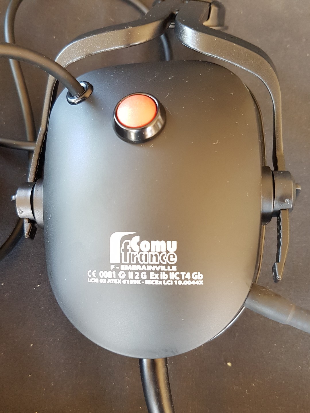 ComuFrance ECM00 AI A THR9 Helmet headset ex intrinsically safe Comu France