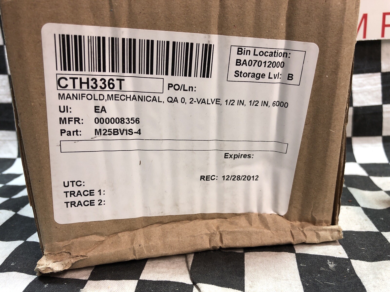 ANDERSON GREENWOOD MANIFOLD, M25BVIS-4, 20.C459.021, G3808, CTH336T,